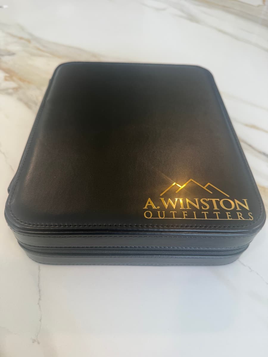 Fly Binder side profile with logo